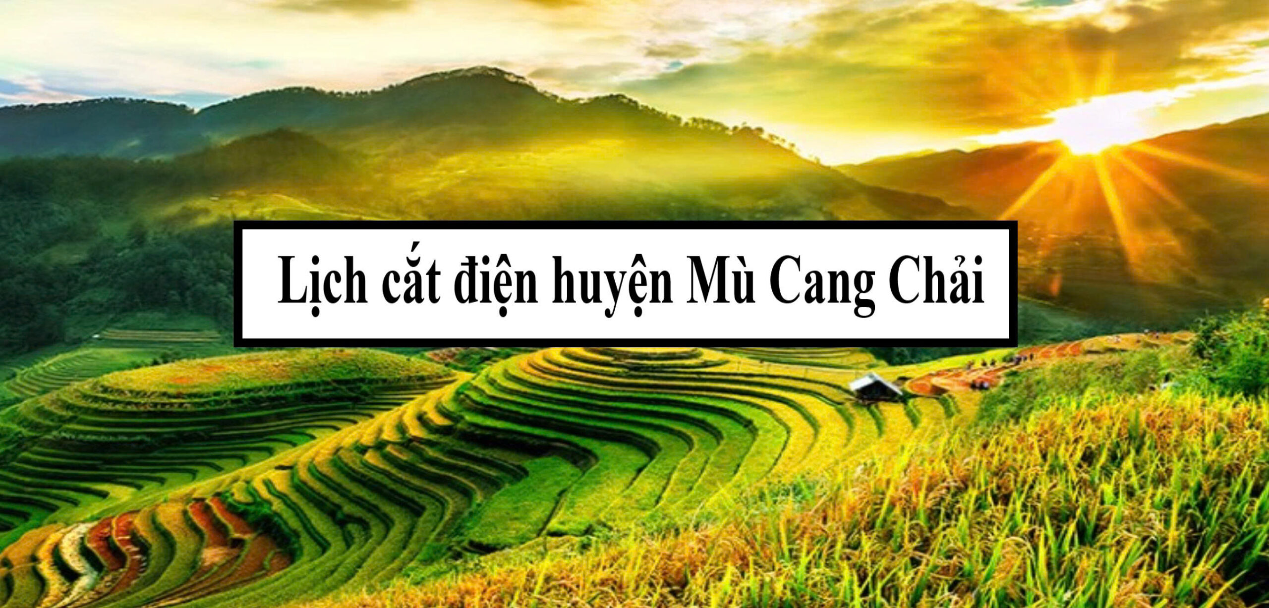 Lịch cắt điện huyện Mù Cang Chải