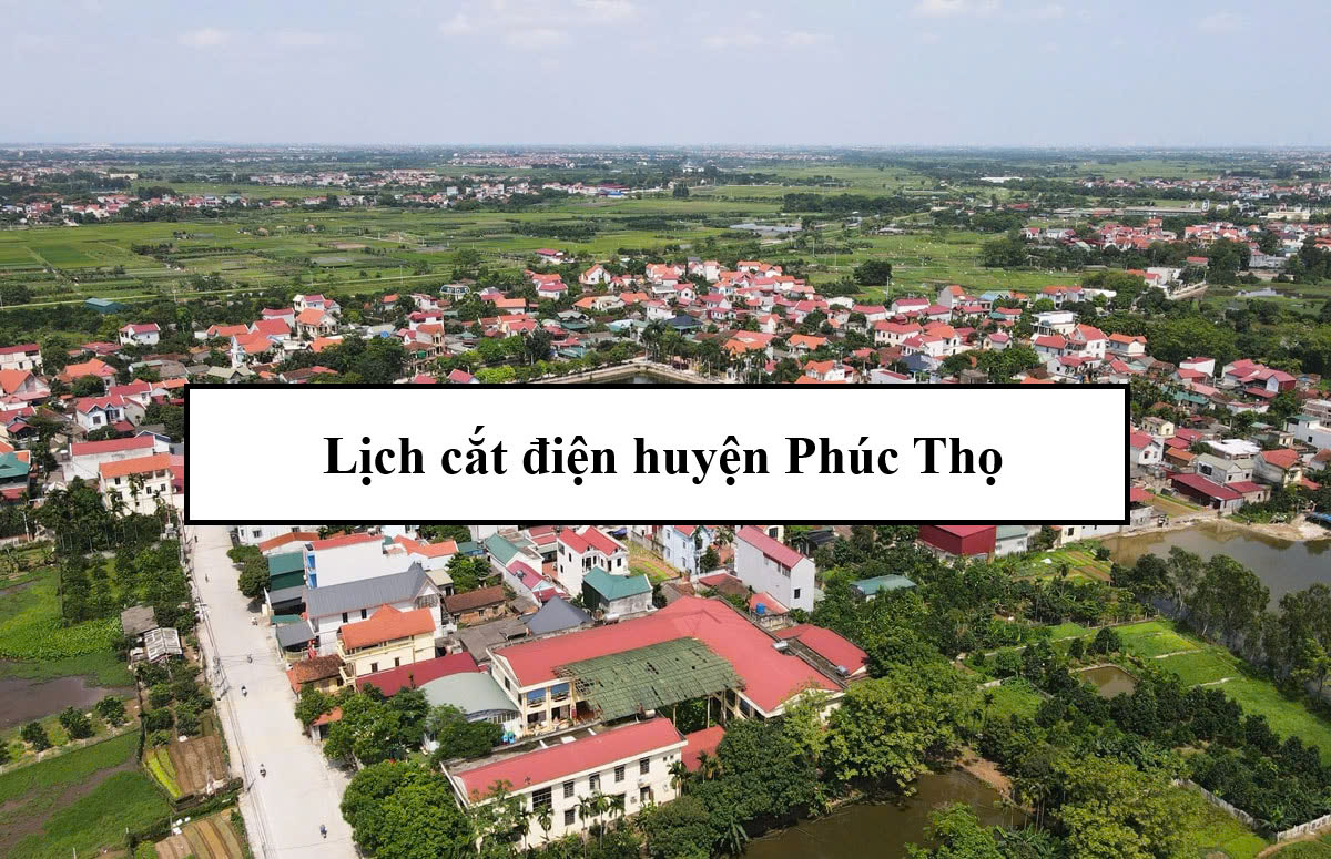Lịch cắt điện huyện Phúc Thọ