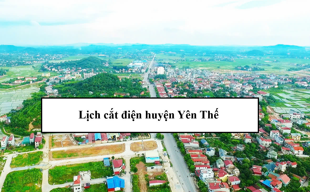 Lịch cắt điện huyện Yên Thế