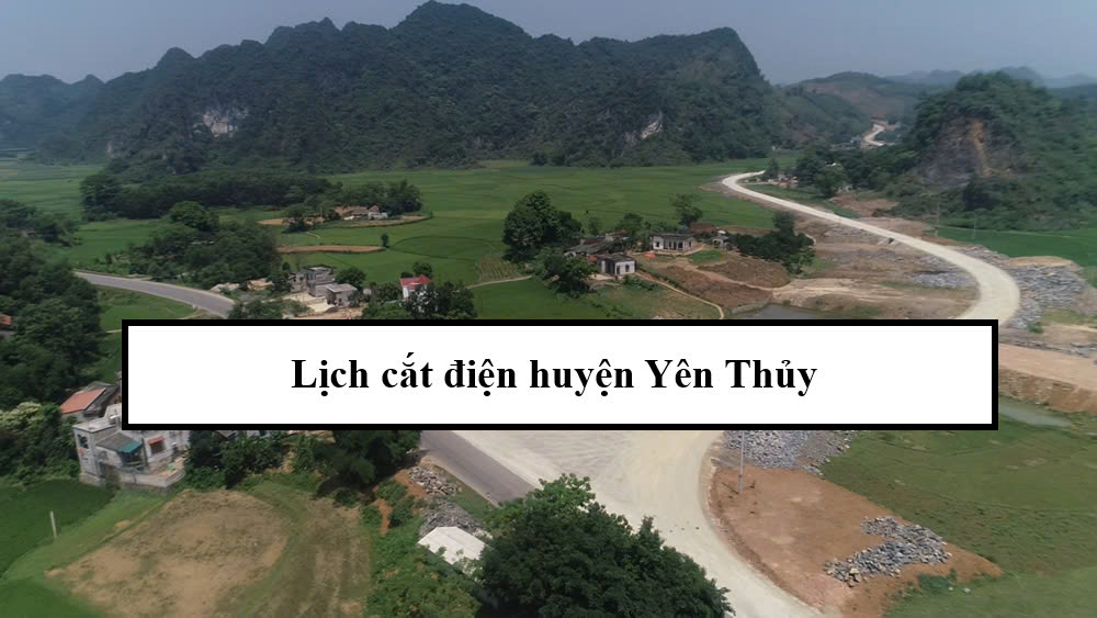 Lịch cắt điện huyện Yên Thủy