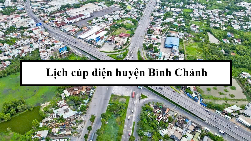 Lịch cúp điện huyện Bình Chánh