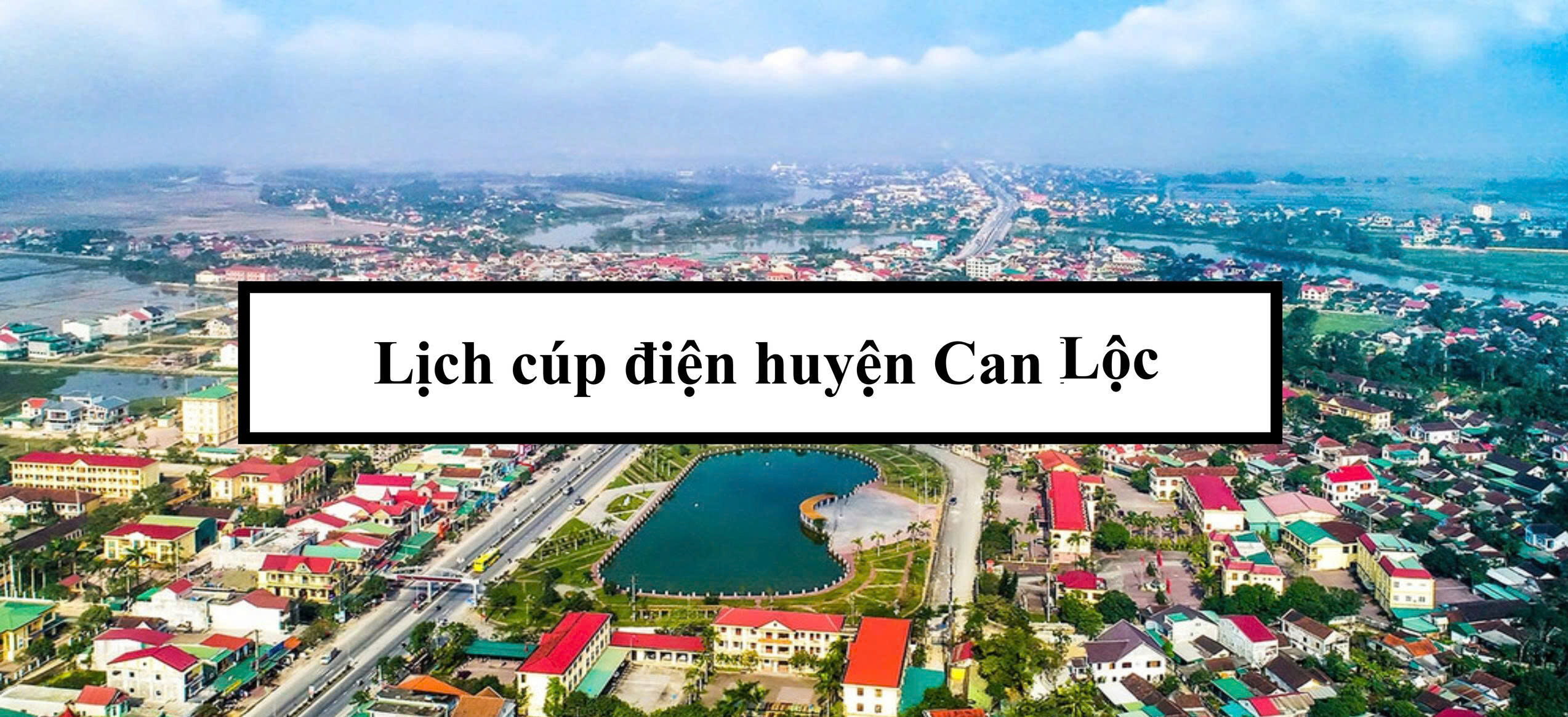 Lịch cúp điện huyện Can Lộc 