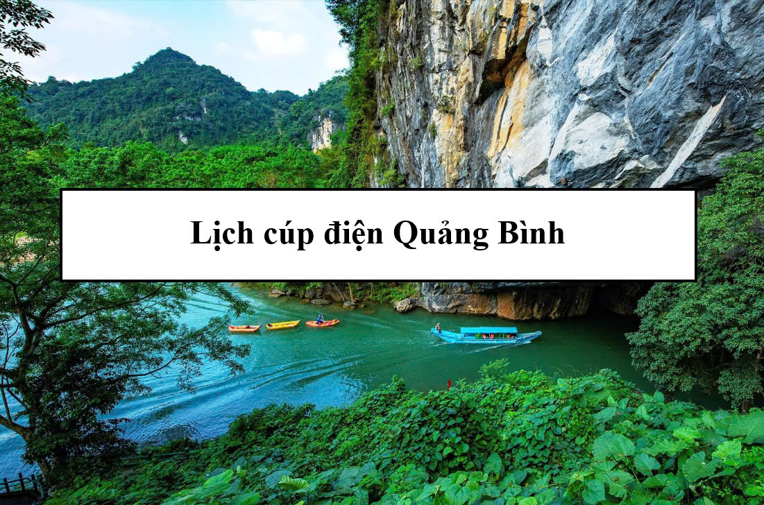 Lịch cúp điện Quảng Bình